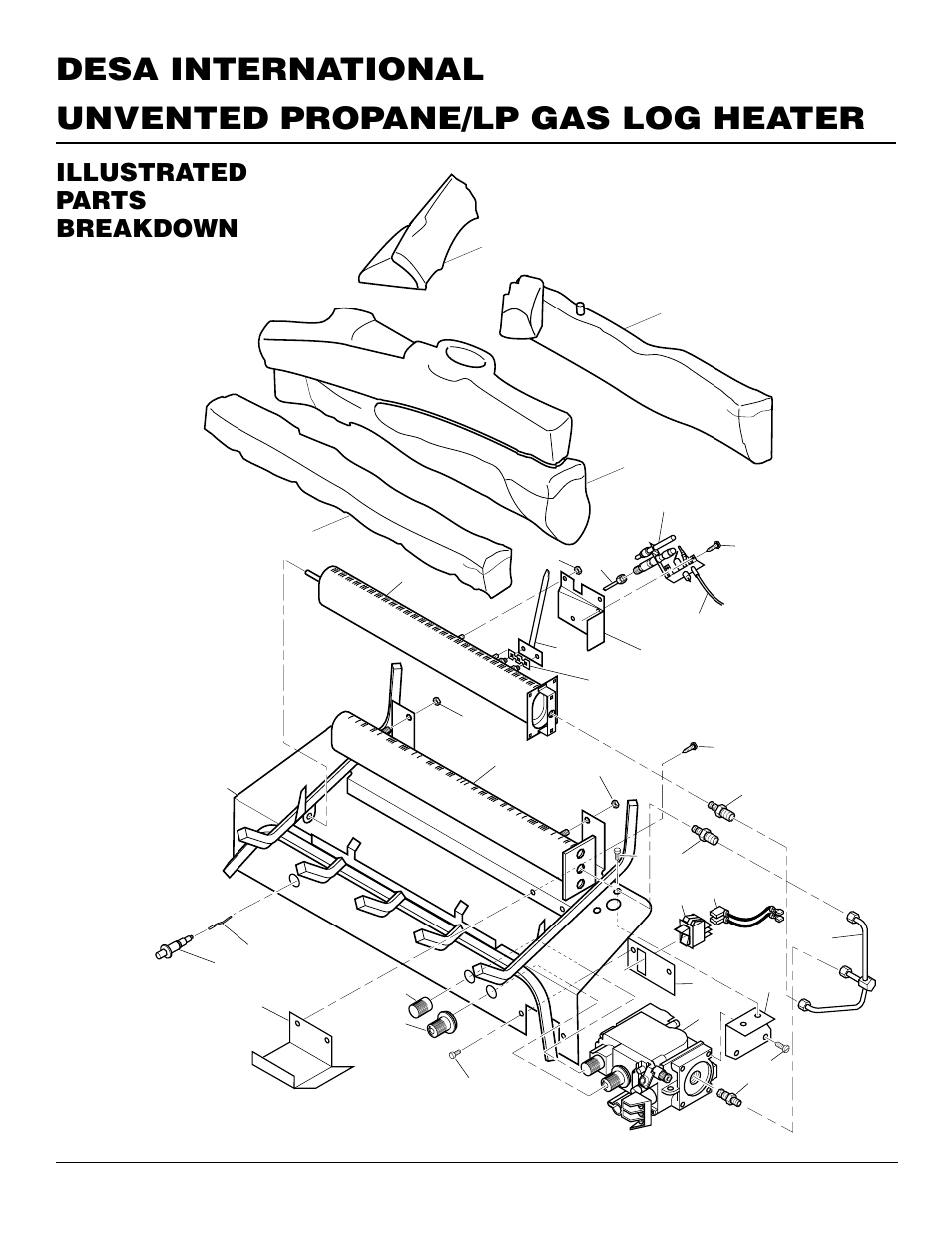 Illustrated parts breakdown | Desa VS30PRA User Manual | Page 22 / 26