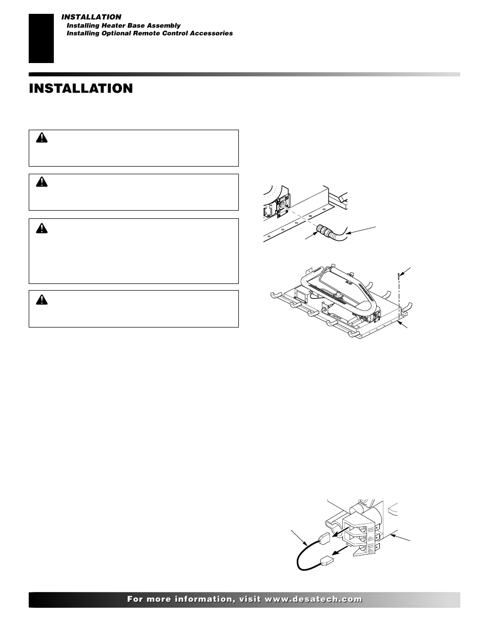 Installation, Continued | Desa VML27NR User Manual | Page 10 / 28