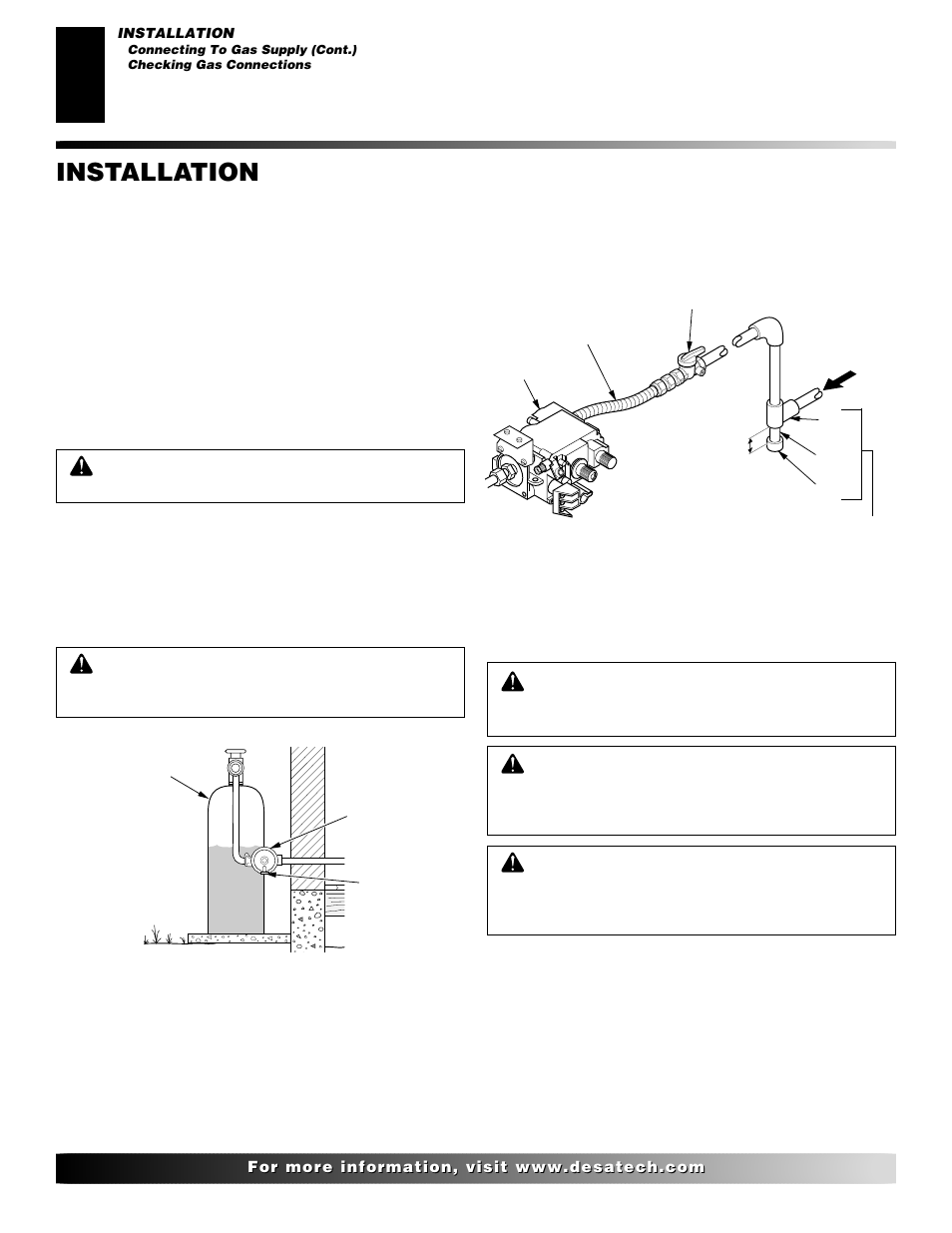 Installation, Continued | Desa VML27NR User Manual | Page 12 / 28