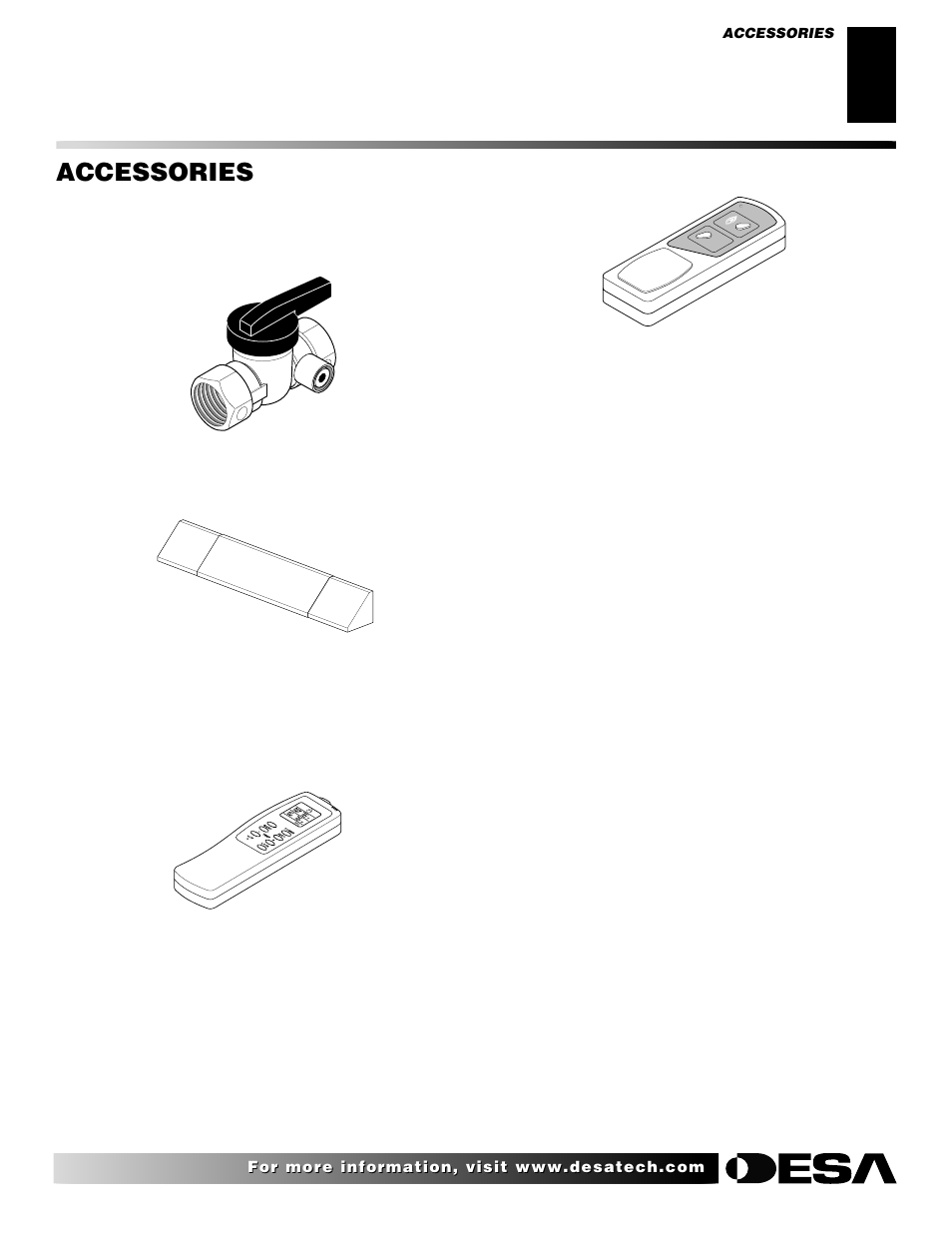 Accessories | Desa VML27NR User Manual | Page 27 / 28