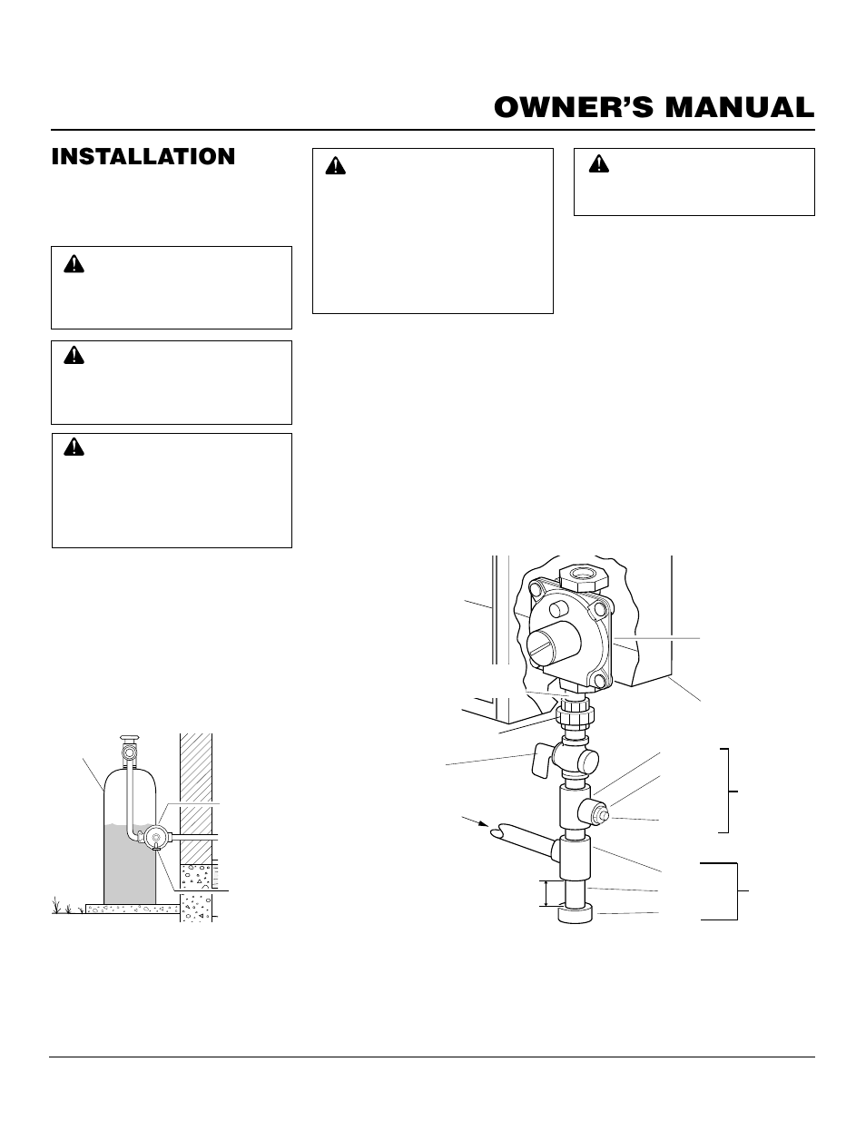 Owner’s manual, Installation, Continued | Desa CGP10RLA User Manual | Page 9 / 20
