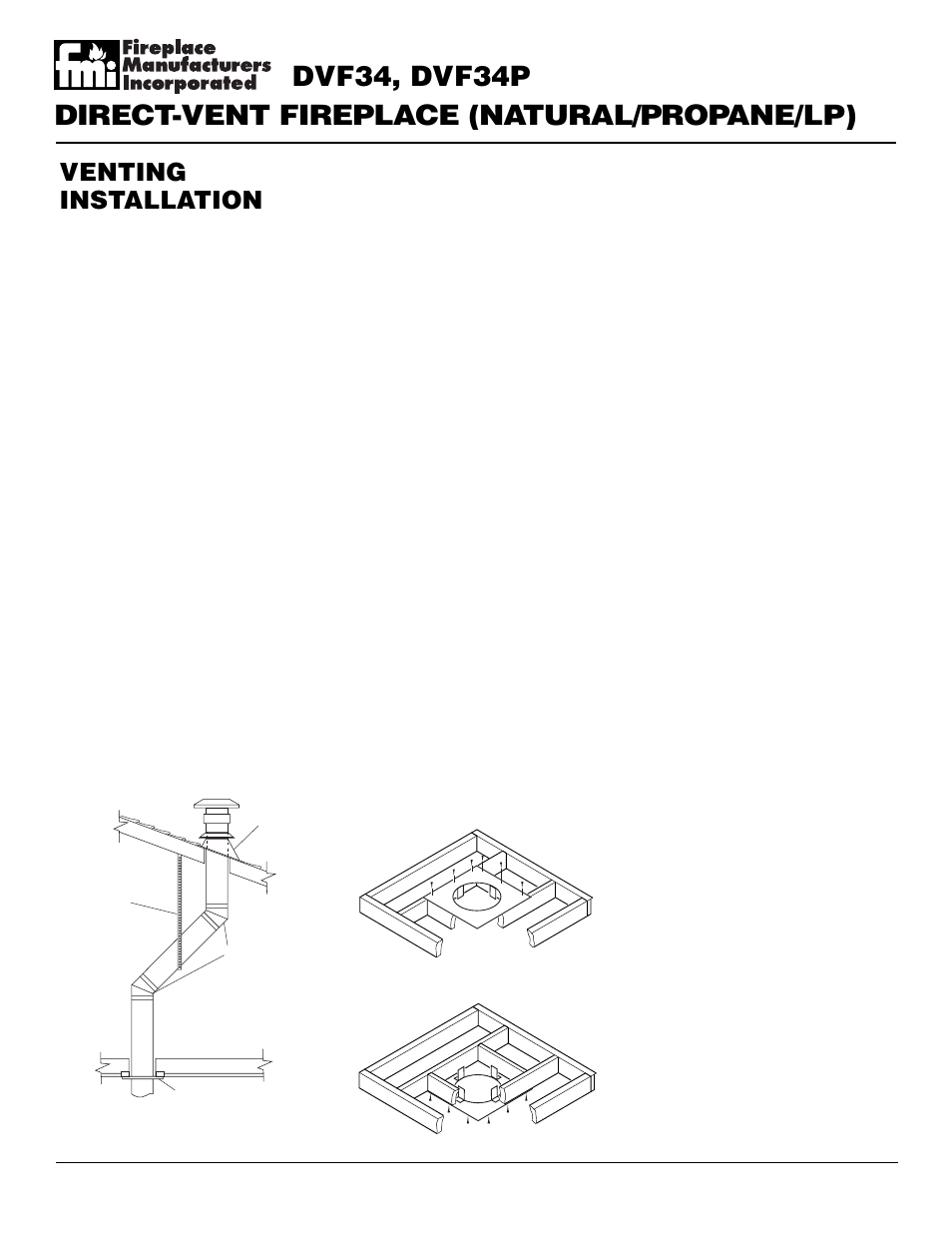 Venting installation, Continued | Desa DVF34 User Manual | Page 12 / 36
