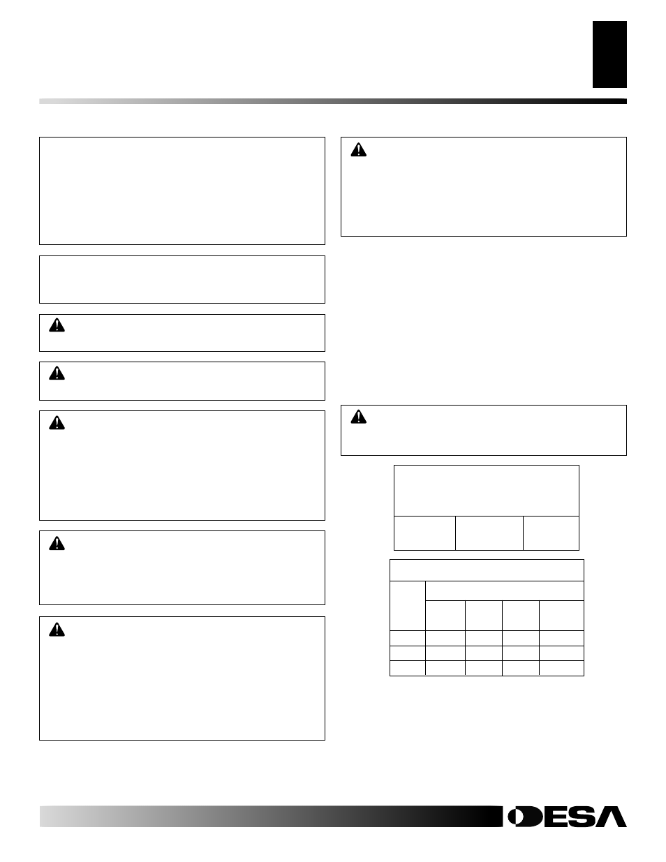 Installation | Desa CCL3018PR User Manual | Page 7 / 32