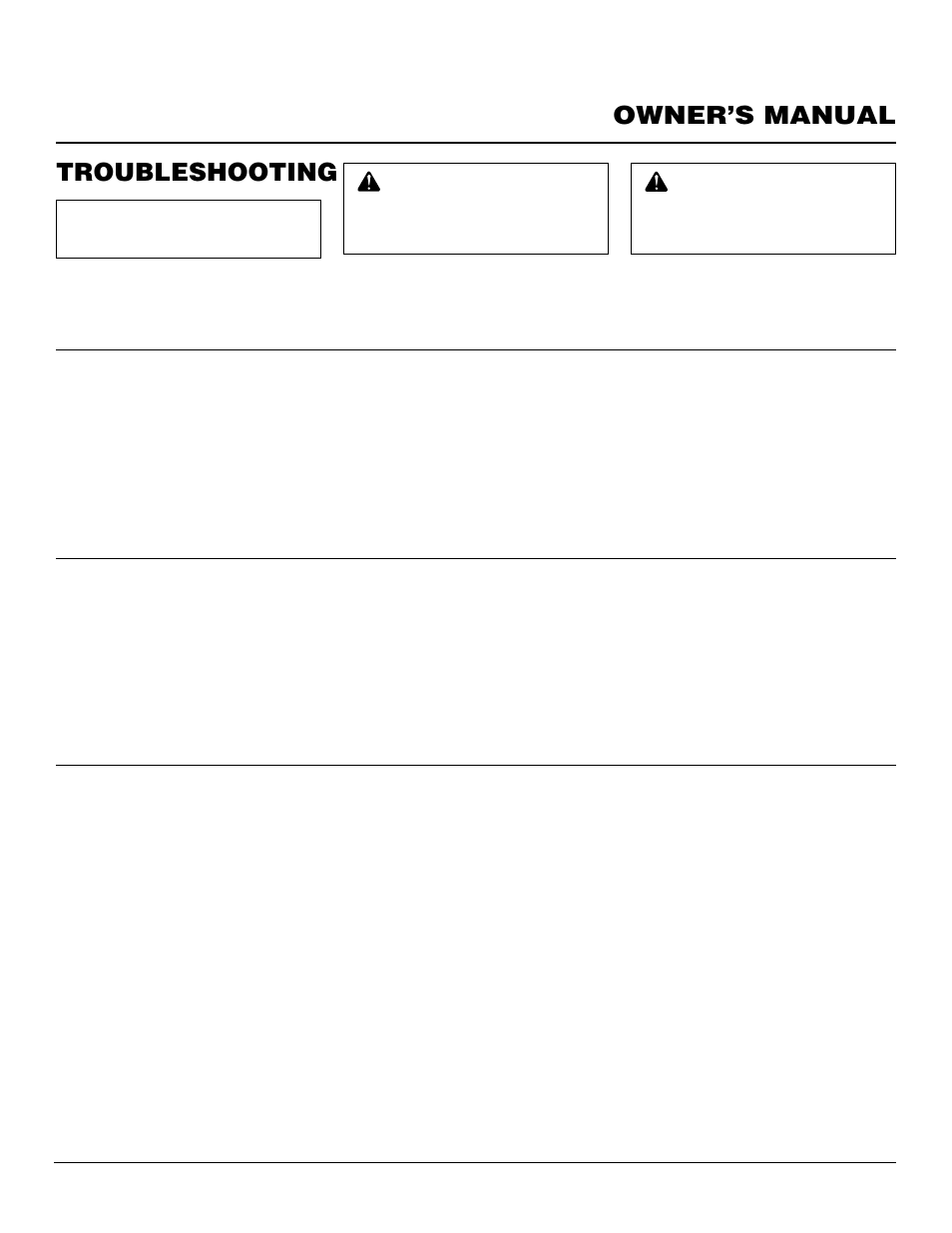 Owner’s manual, Troubleshooting | Desa CCL3930NR User Manual | Page 19 / 28