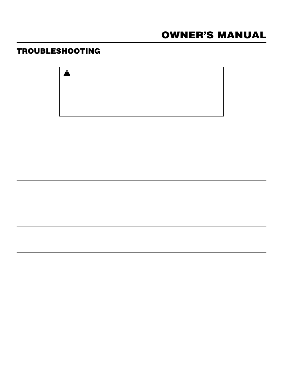 Owner’s manual, Troubleshooting, Continued | Desa FBS-5C User Manual | Page 17 / 28
