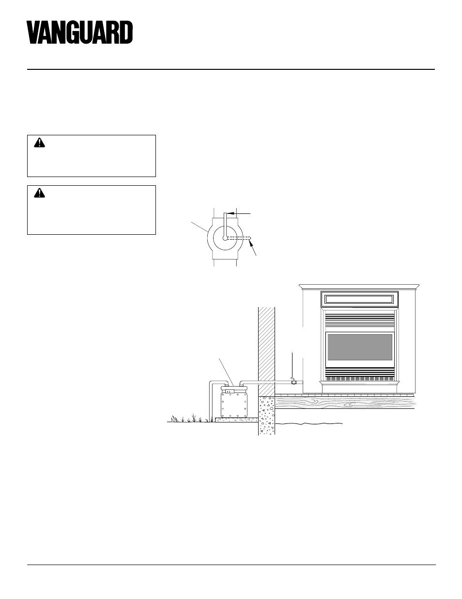 Compact classic hearth fireplace vmh26tnb, Installation, Continued | Desa VMH26TNB User Manual | Page 16 / 28