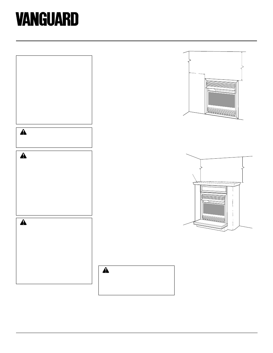 Compact classic hearth fireplace vmh26tnb, Installation, Locating fireplace | Check gas type, Installation items | Desa VMH26TNB User Manual | Page 8 / 28