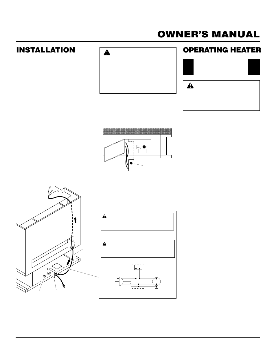 Owner’s manual, Installation, Operating heater | Continued, For your safety read before lighting | Desa S26NT User Manual | Page 11 / 24