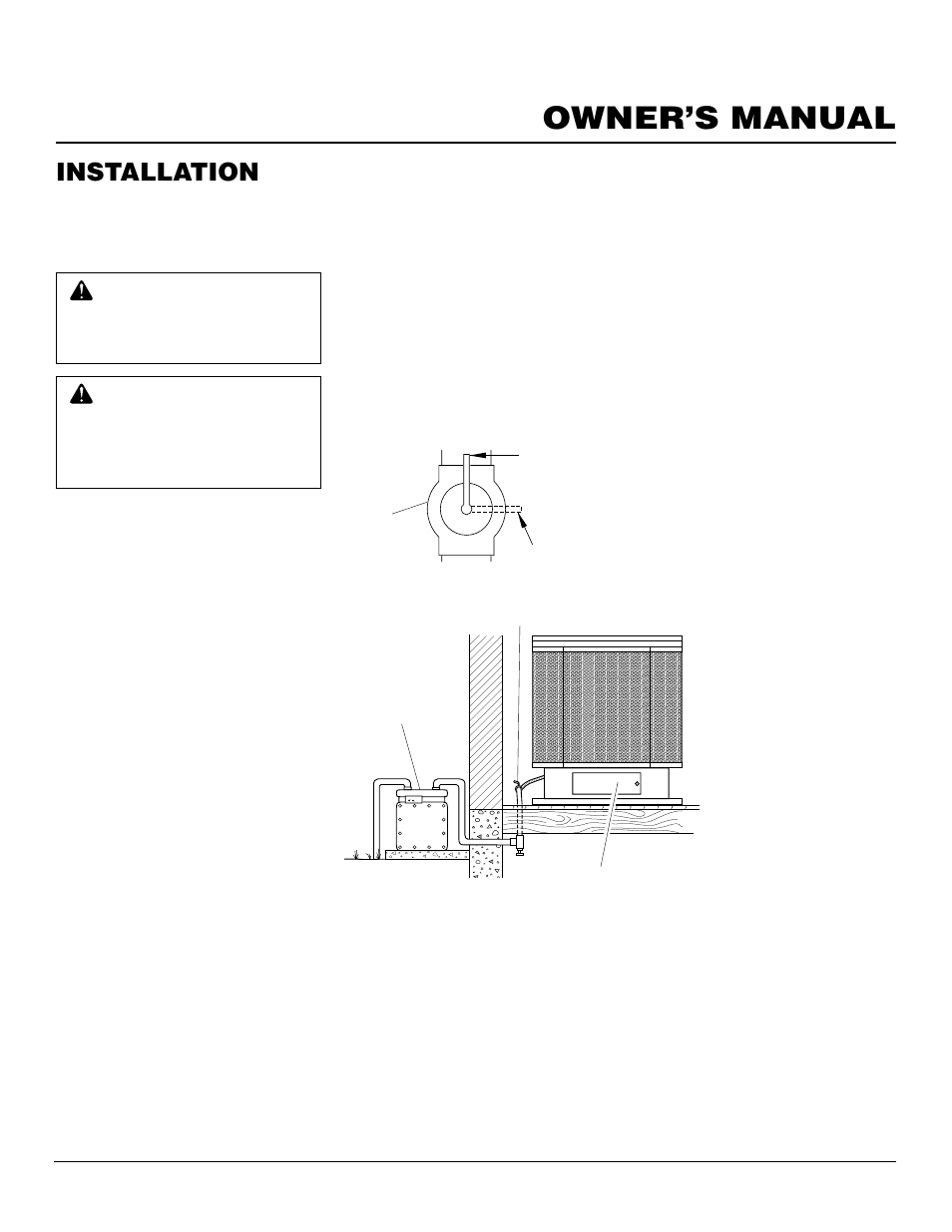Owner’s manual, Installation, Continued | Desa S26NT User Manual | Page 9 / 24