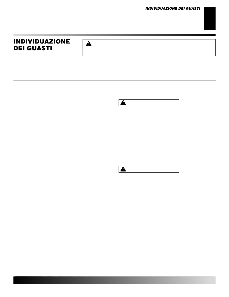 Individuazione dei guasti | Desa GK30 User Manual | Page 31 / 94