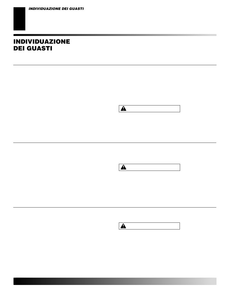 Individuazione dei guasti, Segue | Desa GK30 User Manual | Page 32 / 94