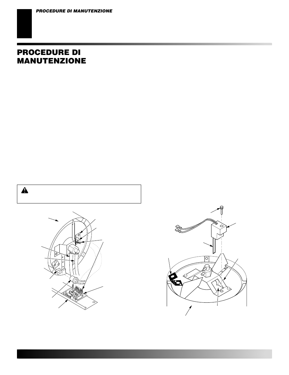 Procedure di manutenzione, Segue | Desa GK30 User Manual | Page 34 / 94