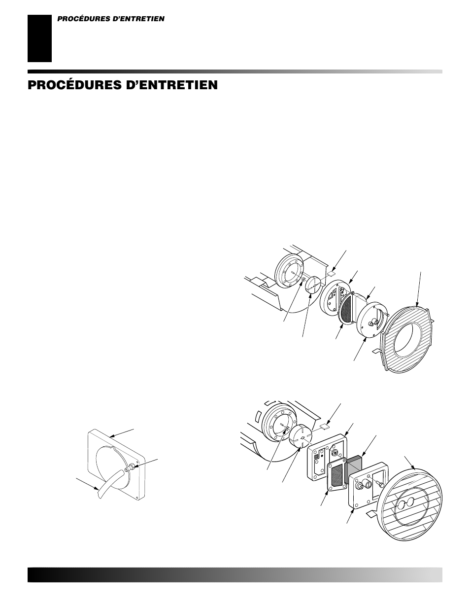 Procédures d’entretien, Suite | Desa GK30 User Manual | Page 60 / 94