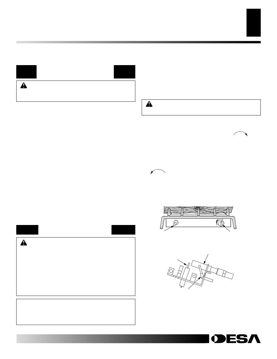 Operating heater, Manually-controlled models, For your safety read before lighting | Lighting instructions | Desa CGD3018P User Manual | Page 19 / 44