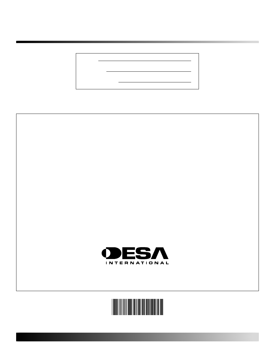 Warranty information | Desa CGD3018P User Manual | Page 44 / 44