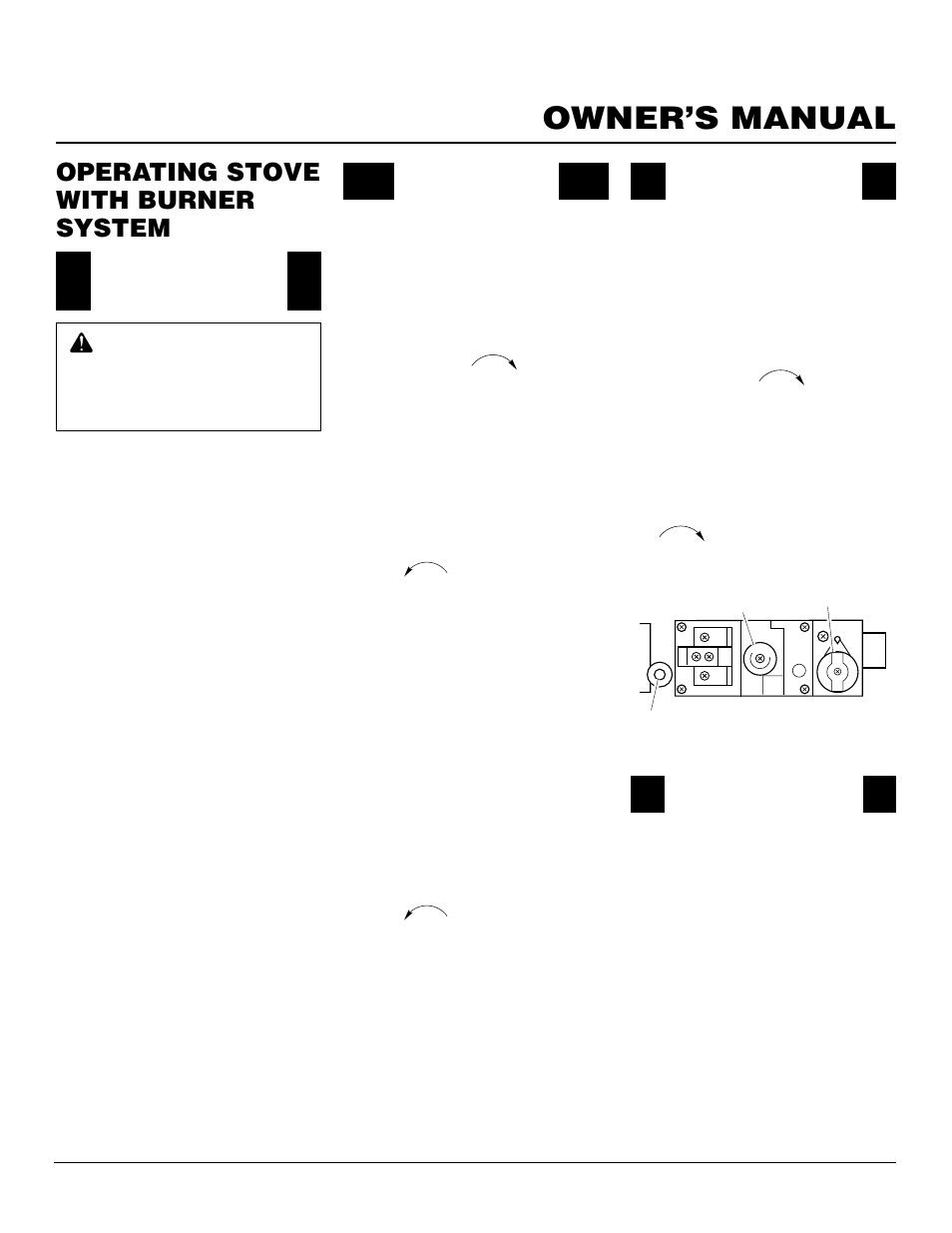 Owner’s manual, Operating stove with burner system | Desa CDVBN(A) User Manual | Page 23 / 36