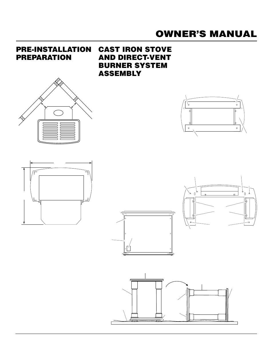 Owner’s manual, Pre-installation preparation, Continued | Desa CDVBN(A) User Manual | Page 5 / 36