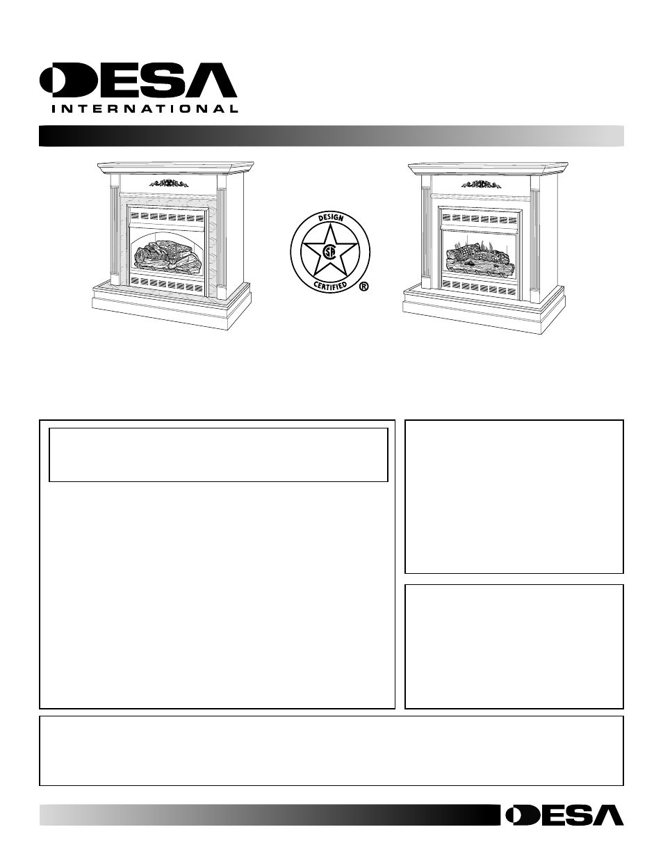Desa FPVF33NR User Manual | 40 pages