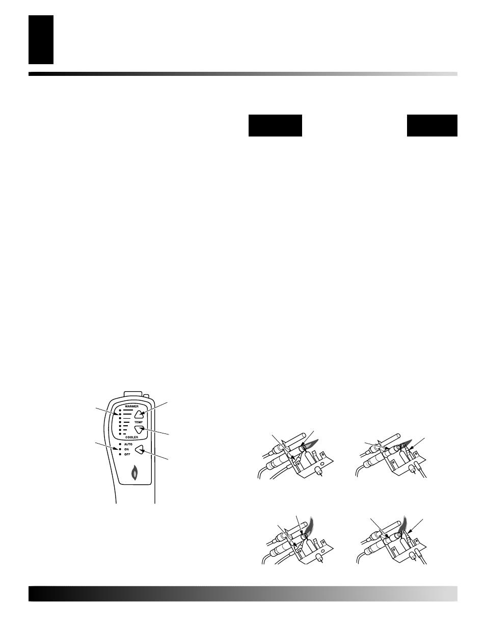Inspecting burners, Operating fireplace, Continued | Desa FPVF33NR User Manual | Page 20 / 40