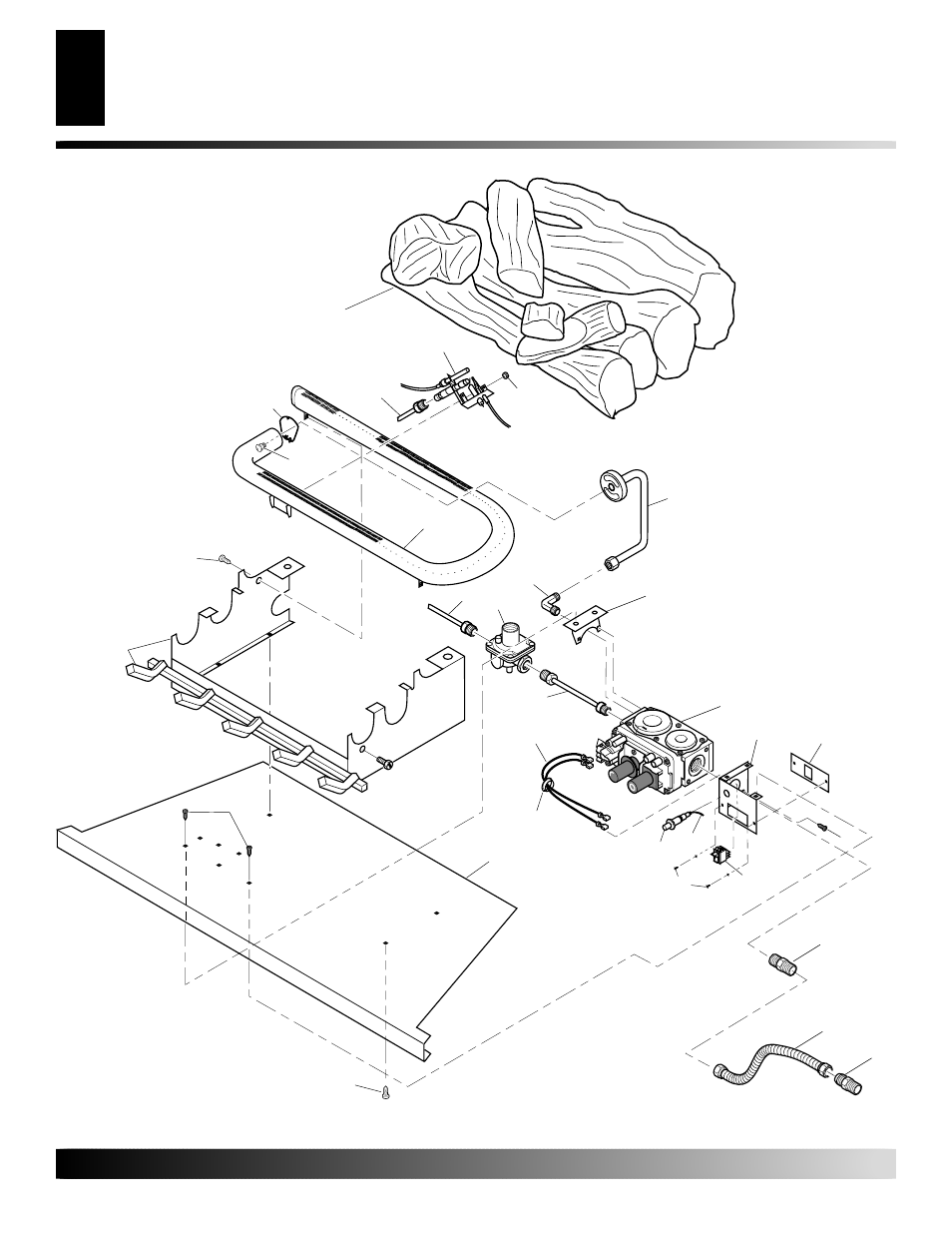 Illustrated parts breakdown, Vygf33pra vygf33nra (shown) | Desa FPVF33NR User Manual | Page 26 / 40