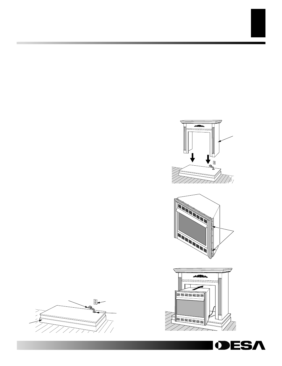 Installation, Continued | Desa FPVF33NR User Manual | Page 9 / 40