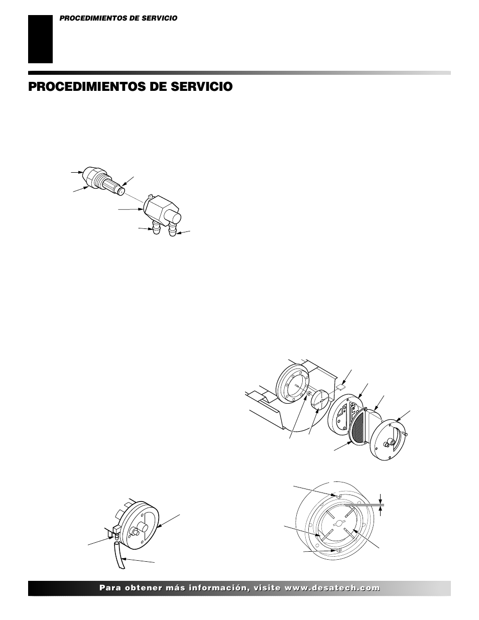 Procedimientos de servicio, Continuación | Desa H.S.I. User Manual | Page 30 / 40