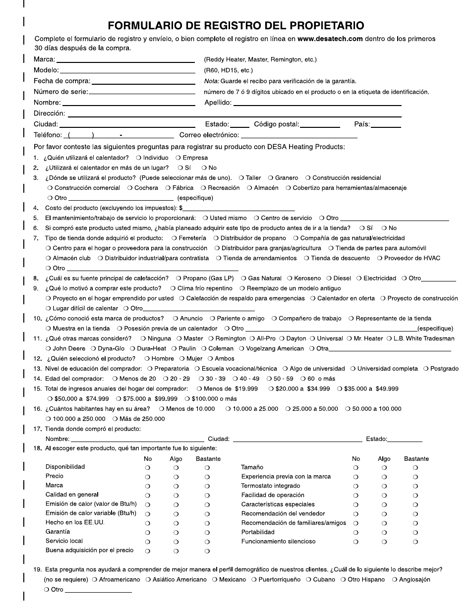 Desa H.S.I. User Manual | Page 37 / 40