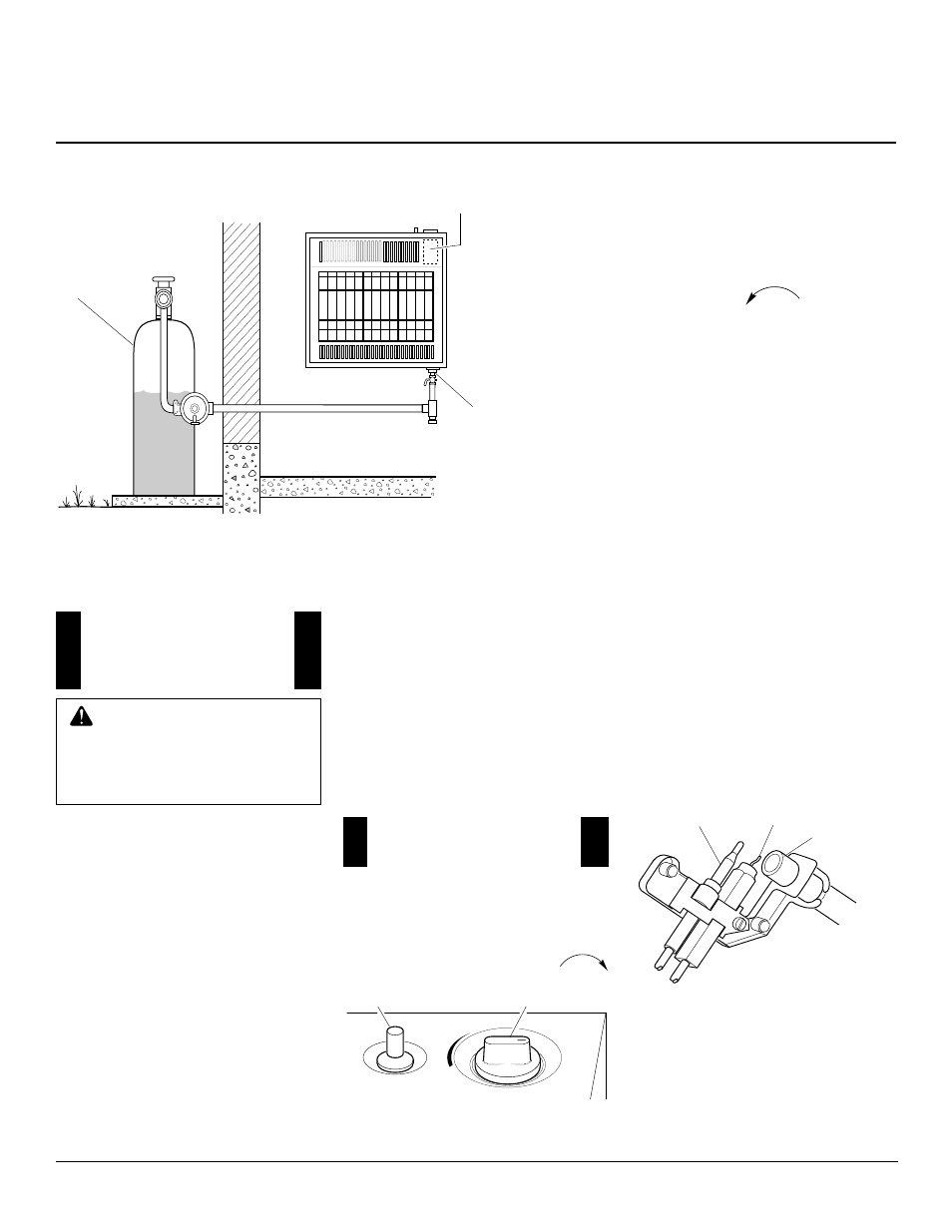 Operating heater, Checking gas connections, Continued | Desa RP30D User Manual | Page 10 / 24