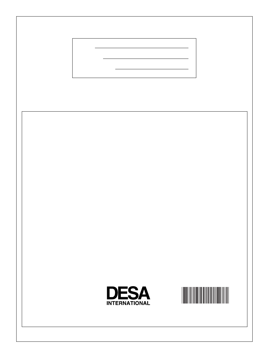 Warranty information | Desa RP30D User Manual | Page 24 / 24