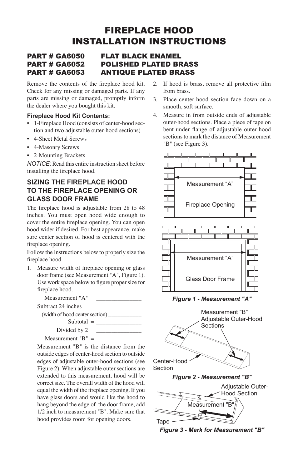 Desa GA6052 User Manual | 8 pages