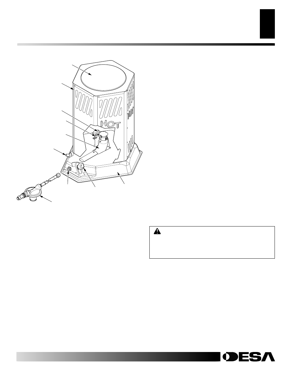 Product identification, Unpacking, Theory of operation | Propane supply, Ventilation | Desa TC80V User Manual | Page 3 / 14