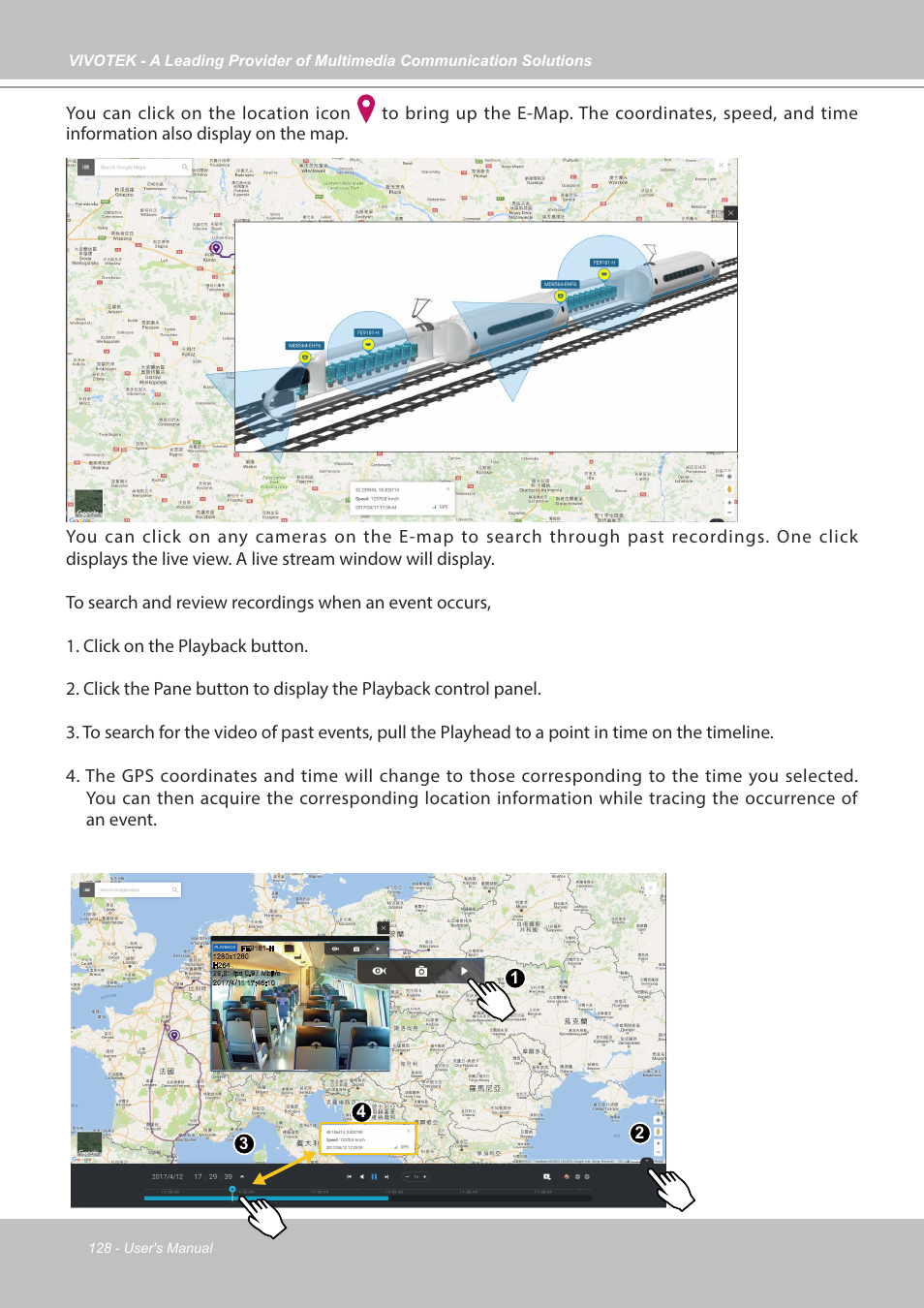 Vivotek NR9682-v2 64-Channel NVR (No HDD) User Manual | Page 128 / 296