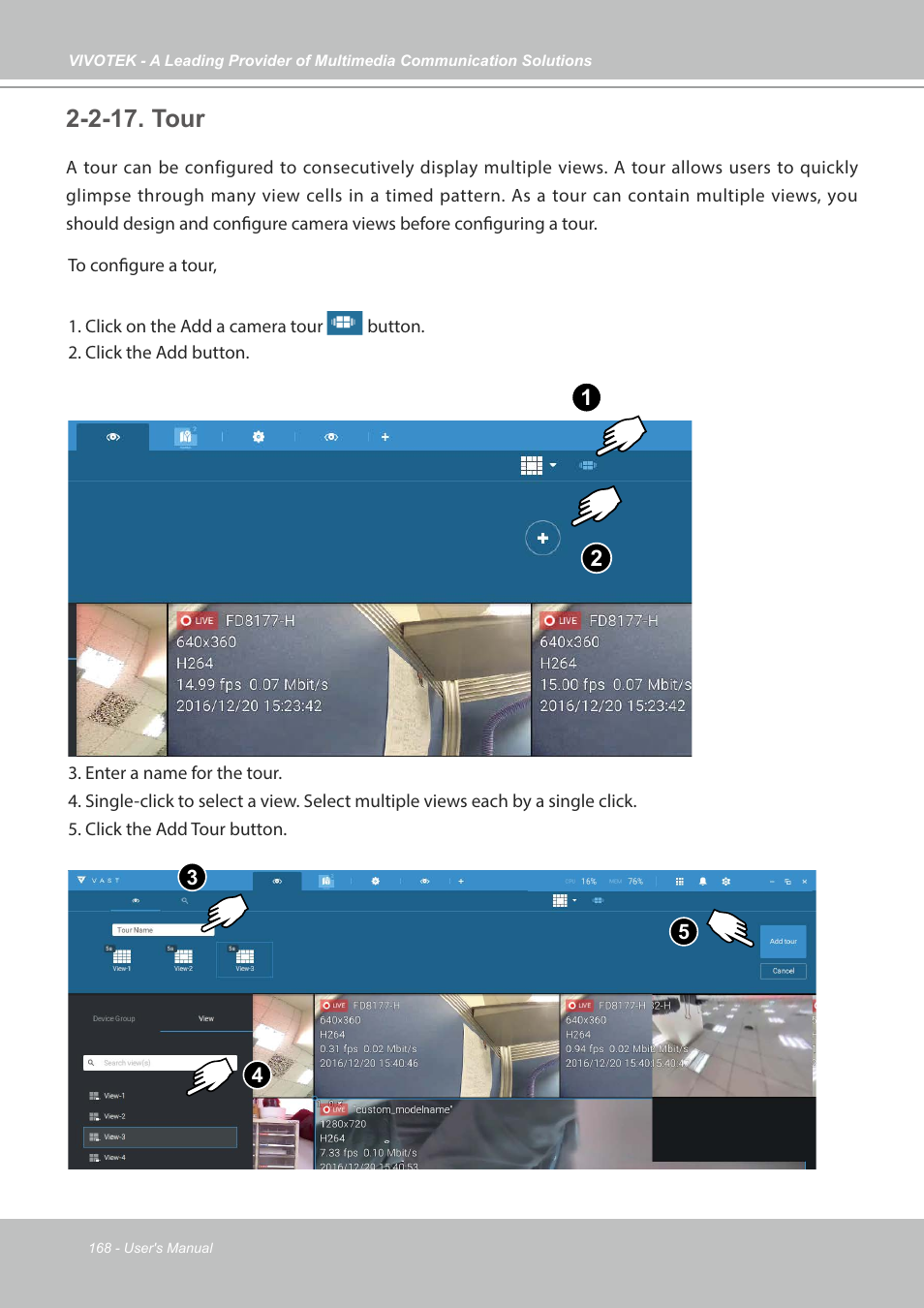 2-17. tour | Vivotek NR9682-v2 64-Channel NVR (No HDD) User Manual | Page 168 / 296