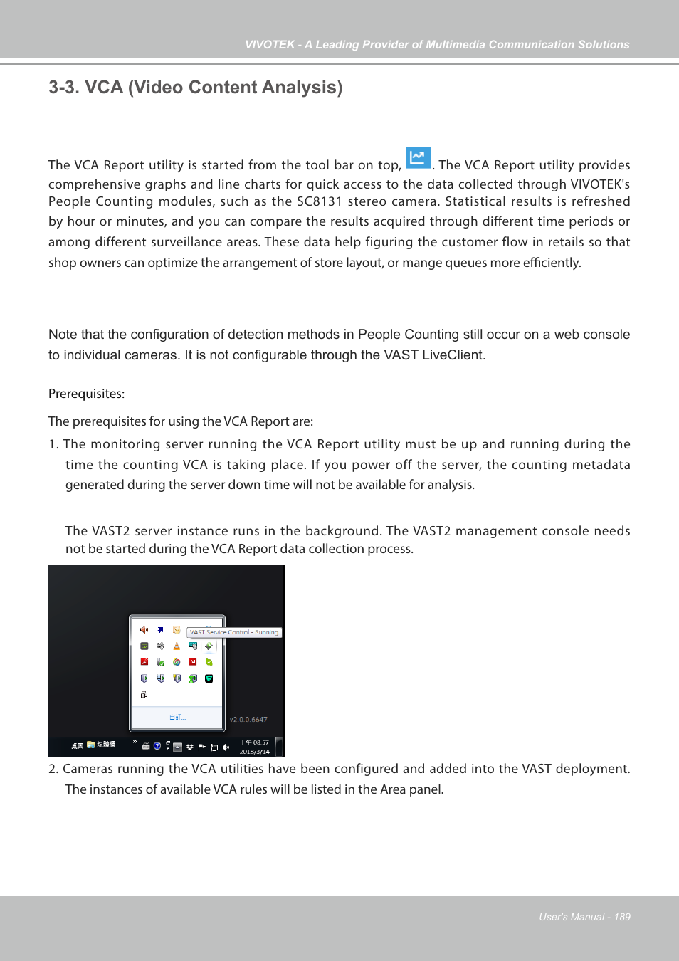 3. vca (video content analysis) | Vivotek NR9682-v2 64-Channel NVR (No HDD) User Manual | Page 189 / 296