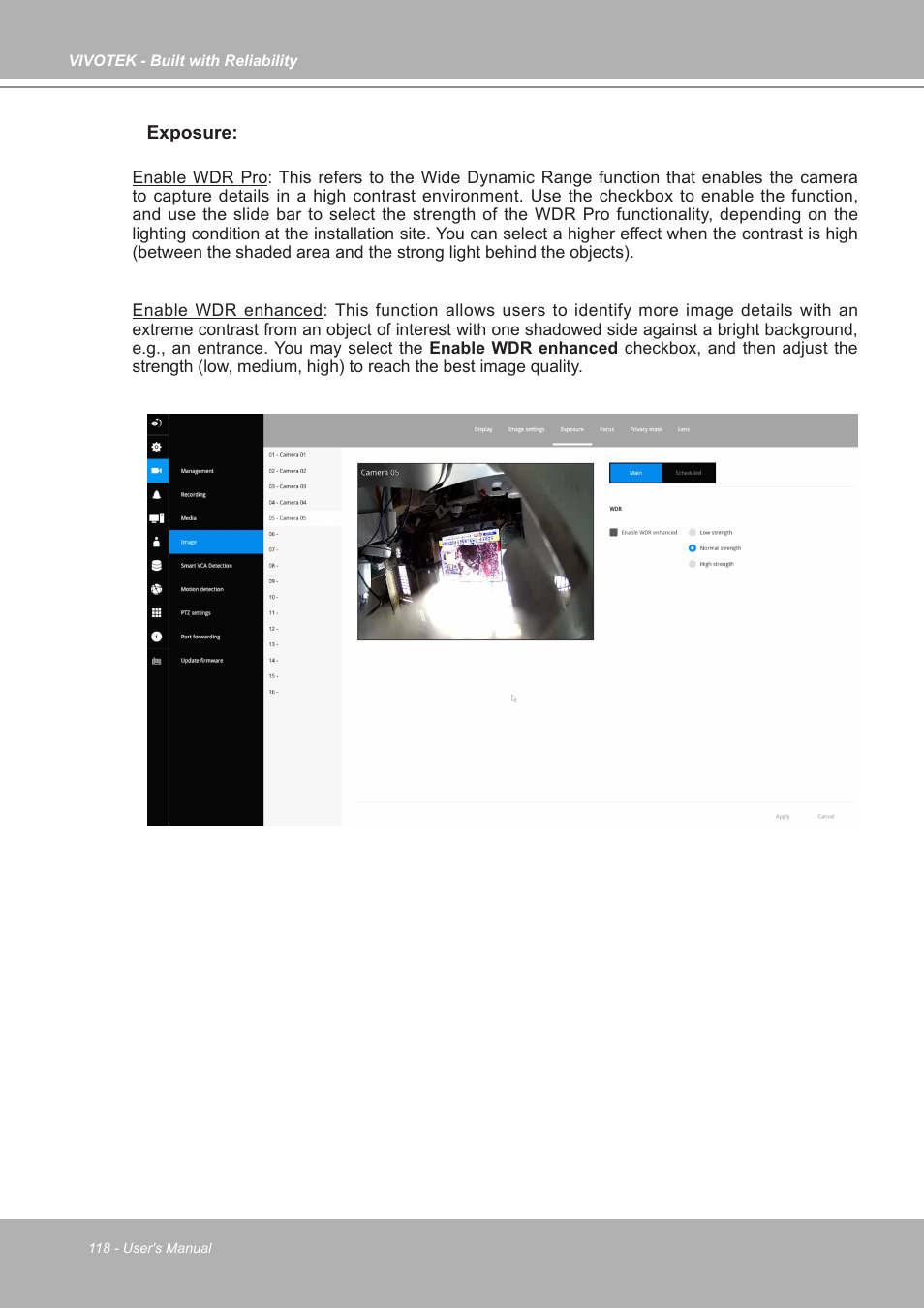Vivotek ND9542P 32-Channel 4K UHD NVR (No HDD) User Manual | Page 118 / 197