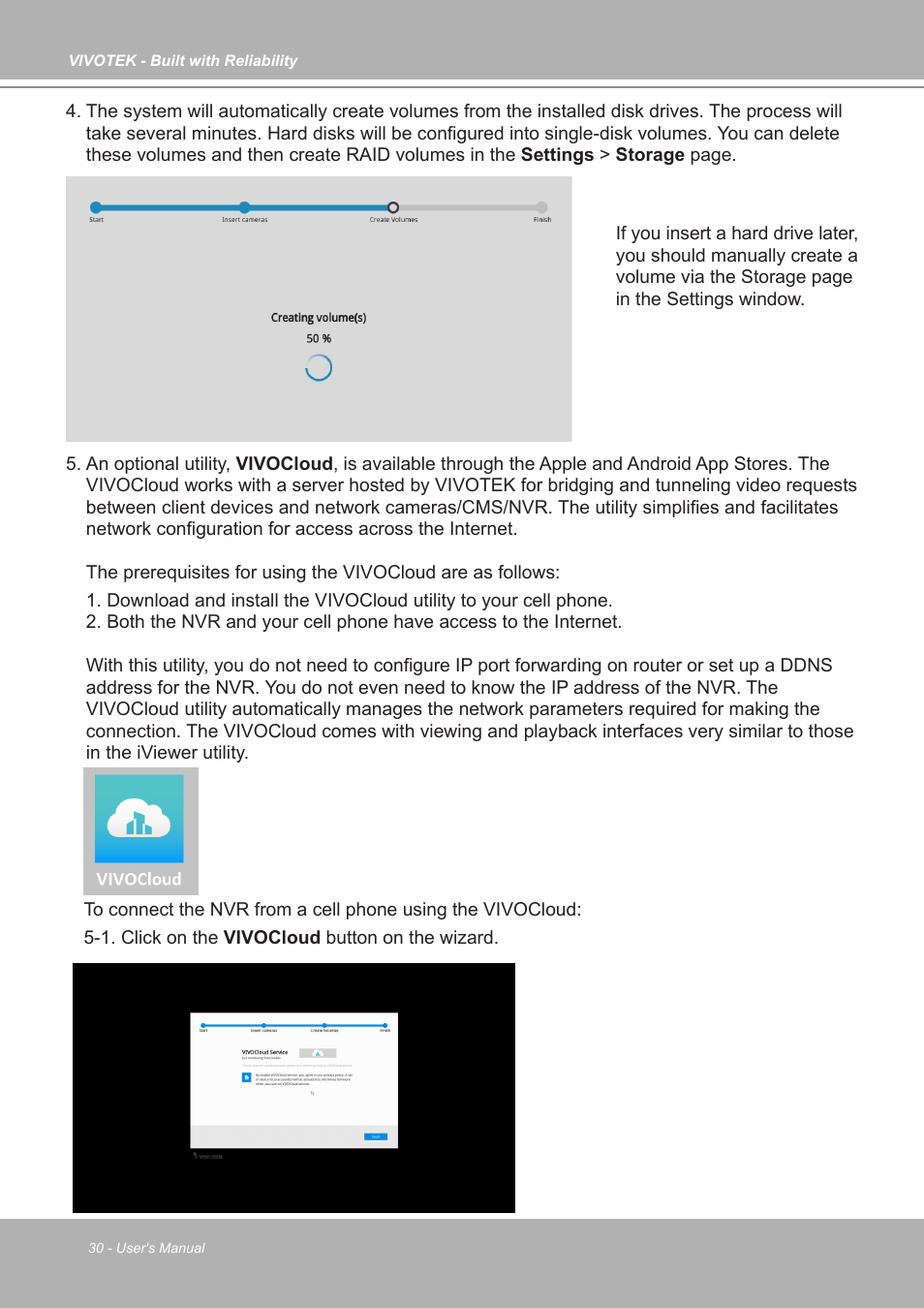Vivotek ND9542P 32-Channel 4K UHD NVR (No HDD) User Manual | Page 30 / 197