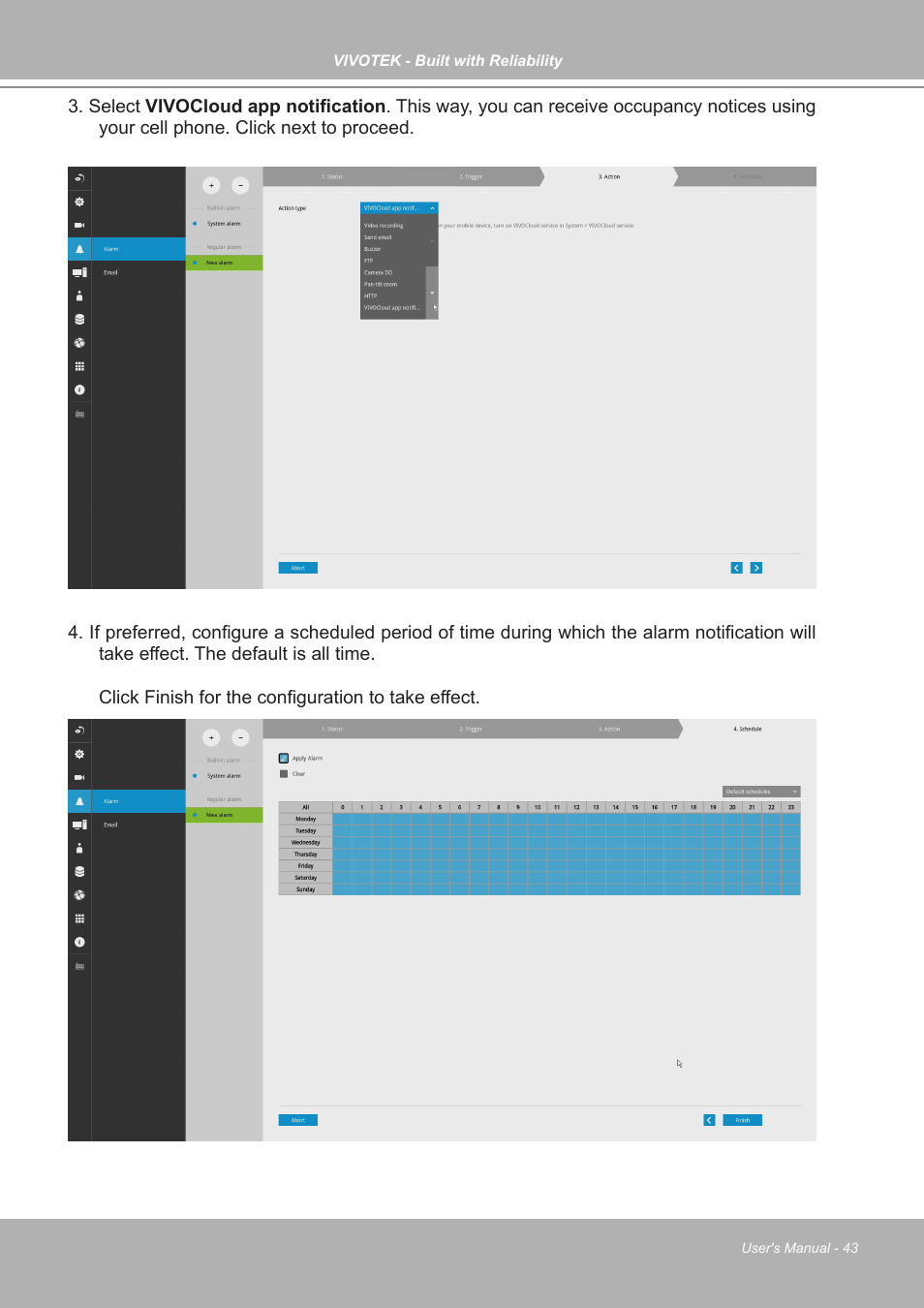 Vivotek ND9542P 32-Channel 4K UHD NVR (No HDD) User Manual | Page 43 / 197