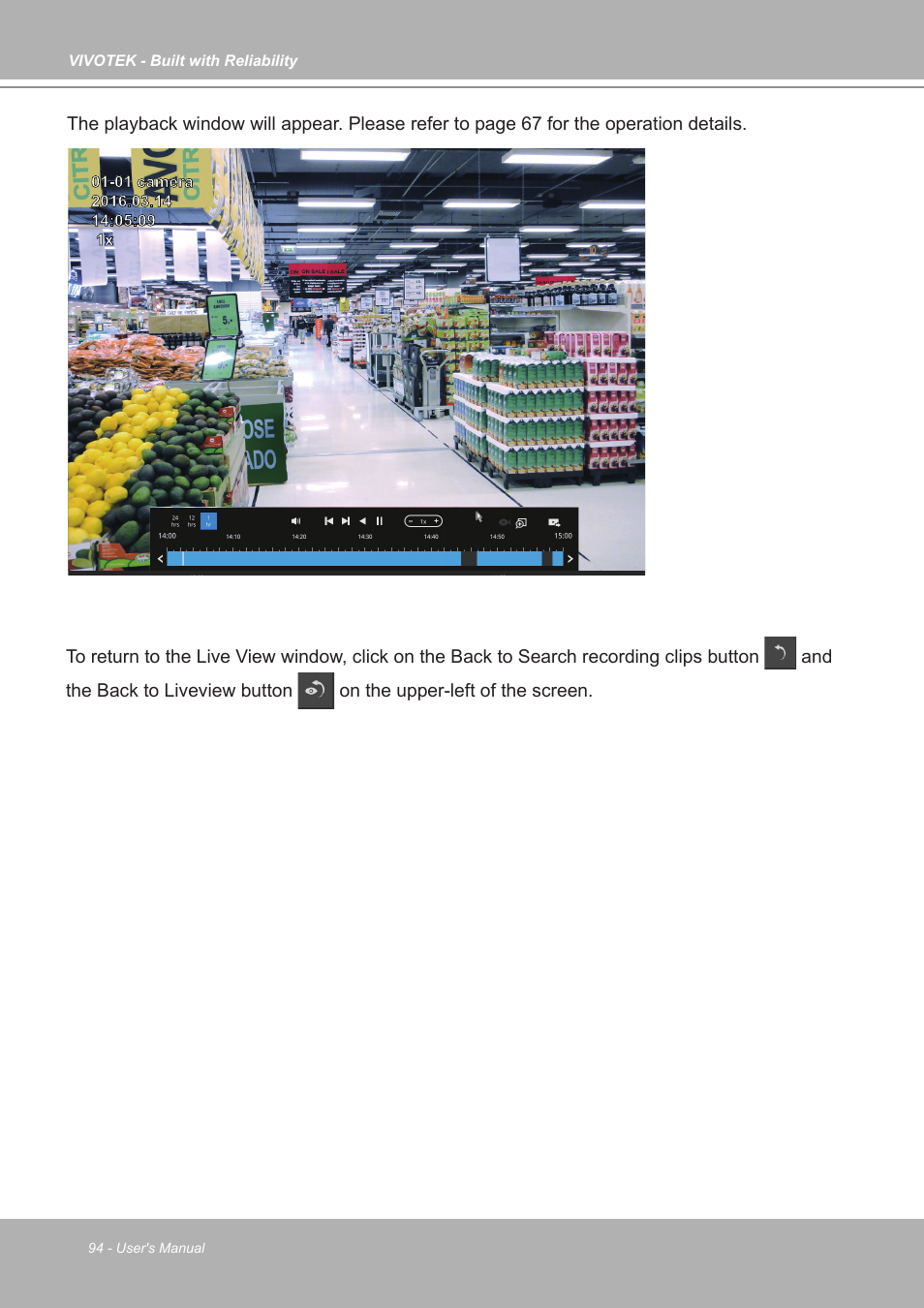 Vivotek ND9542P 32-Channel 4K UHD NVR (No HDD) User Manual | Page 94 / 197
