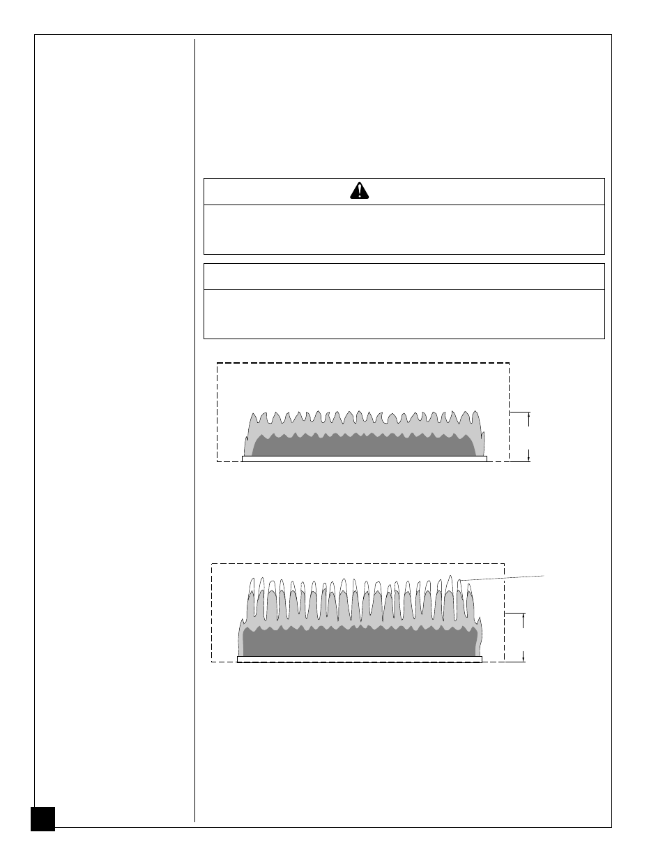 Inspecting burner, Warning, Notice | Desa CGP18B User Manual | Page 20 / 32