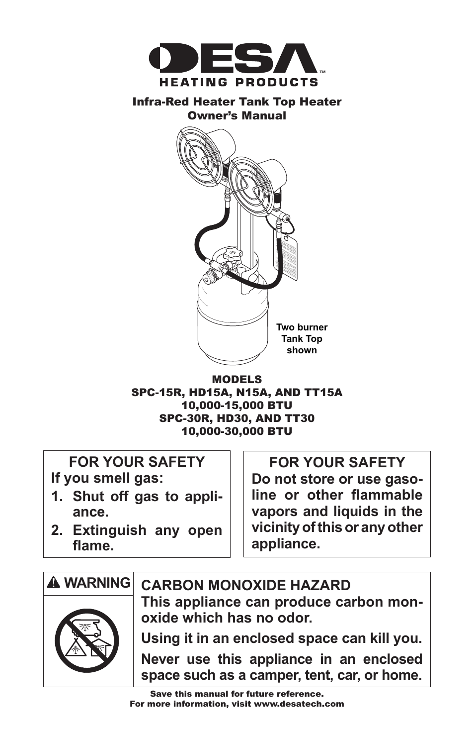 Desa 000-15 User Manual | 32 pages