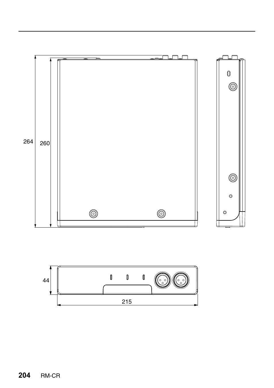 Yamaha RM-CR Remote Conference Processor with Dante User Manual | Page 204 / 208