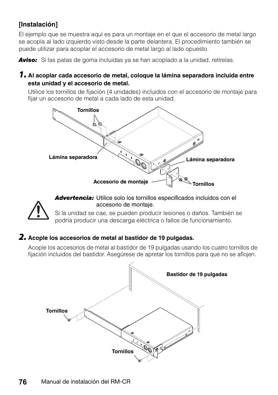 Yamaha RM-CR Remote Conference Processor with Dante User Manual | Page 76 / 208