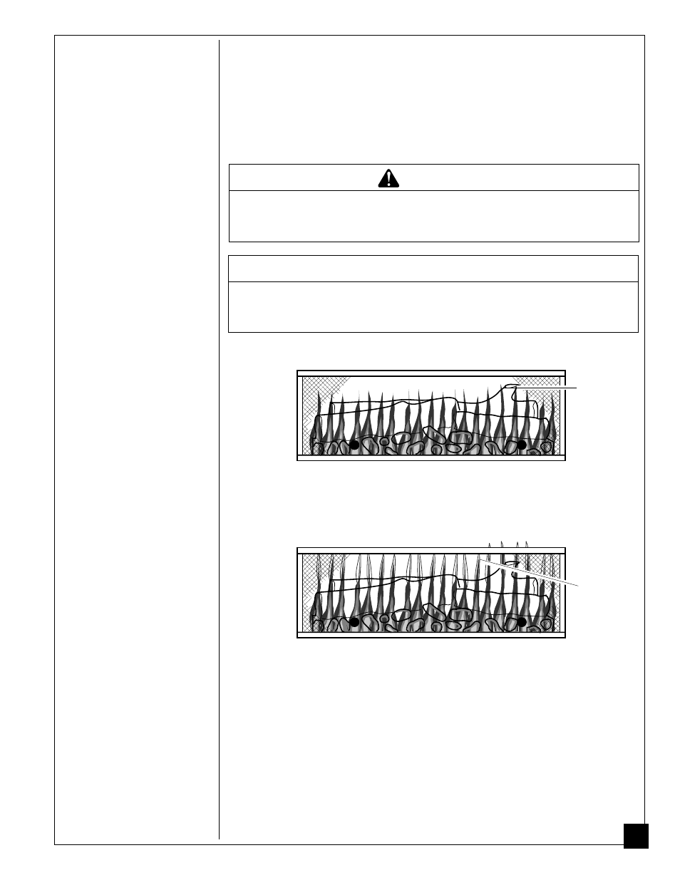 Inspecting burner, Notice, Warning | Desa RFP28TB User Manual | Page 27 / 40