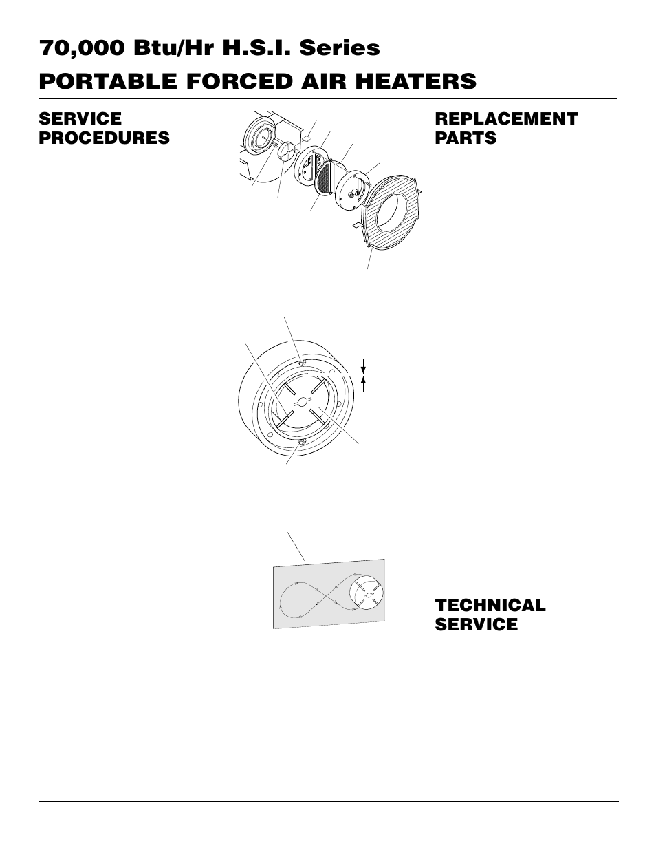 Service procedures, Replacement parts technical service, Continued | Desa B70D User Manual | Page 10 / 14