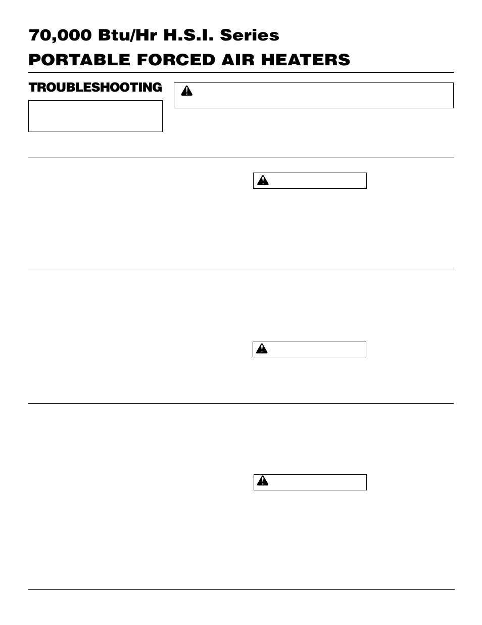 Troubleshooting | Desa B70D User Manual | Page 6 / 14