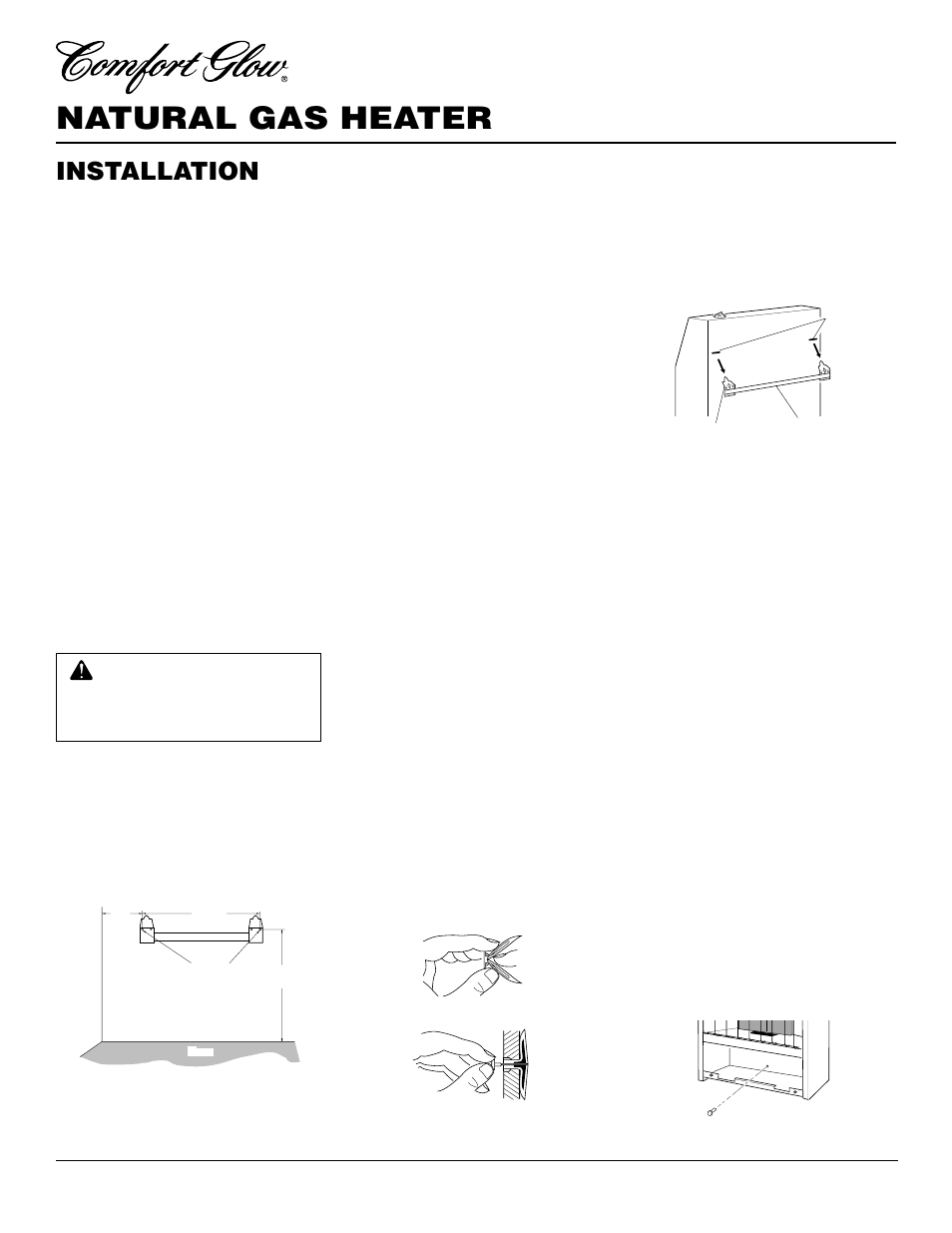 Natural gas heater, Installation, Continued | Desa CGR2N User Manual | Page 8 / 20