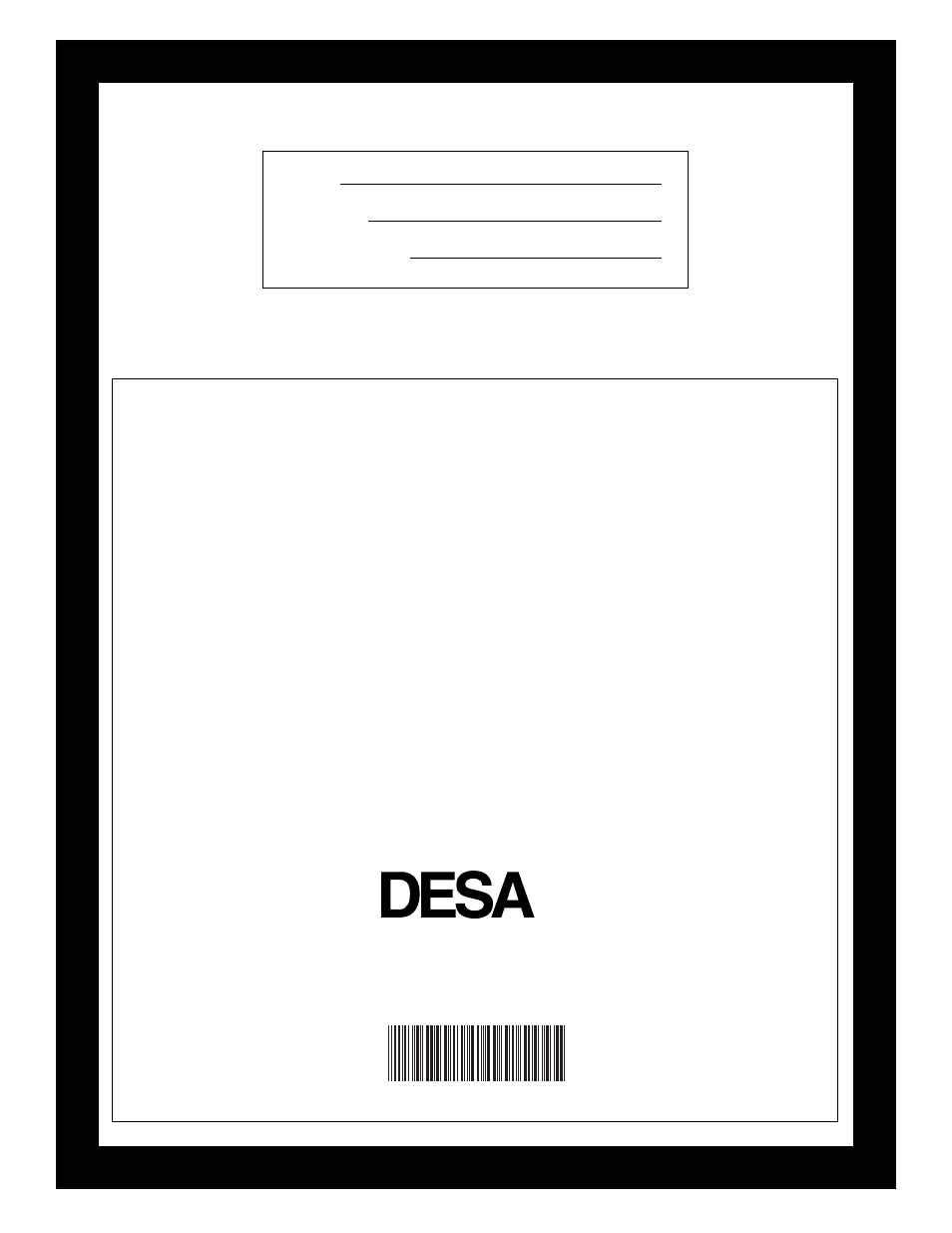 Warranty information | Desa FAS-3B User Manual | Page 28 / 28