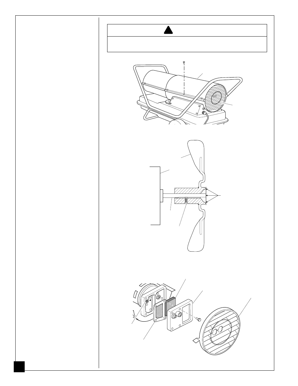 Service procedures, Warning | Desa BY150ECA User Manual | Page 10 / 24
