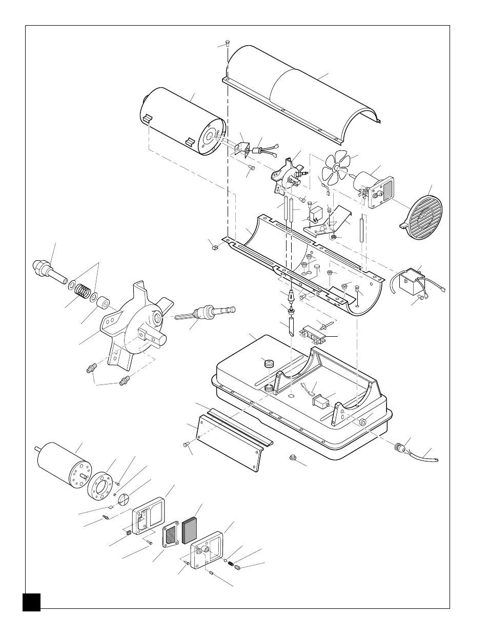 Illustrated parts breakdown | Desa BY150ECA User Manual | Page 16 / 24