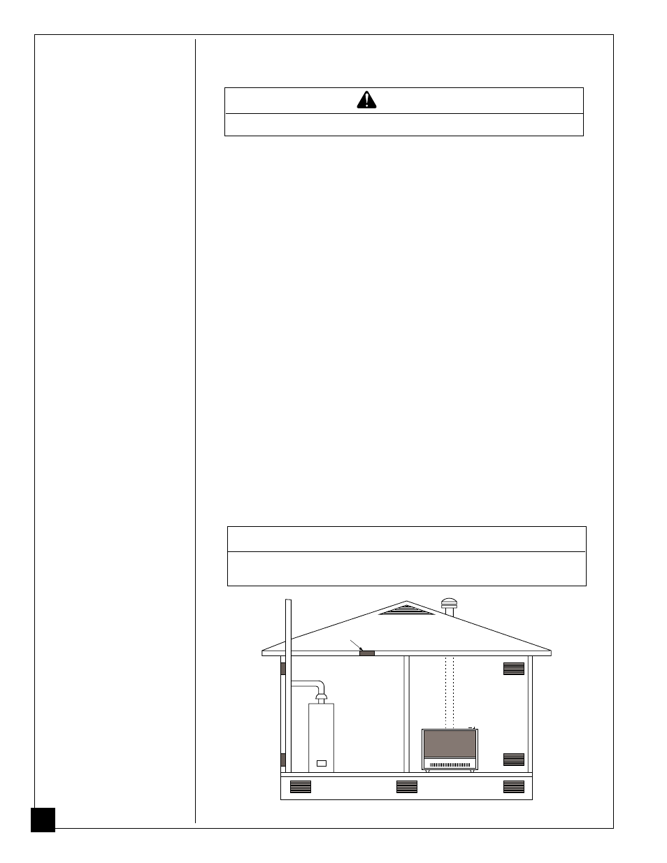 Fresh air for combustion and ventilation, Danger, Important | Desa GVC35NA User Manual | Page 16 / 36